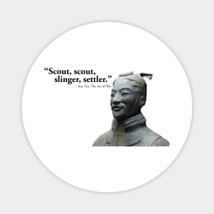 Civilization Sun Tzu Funny T-Shirt Magnet